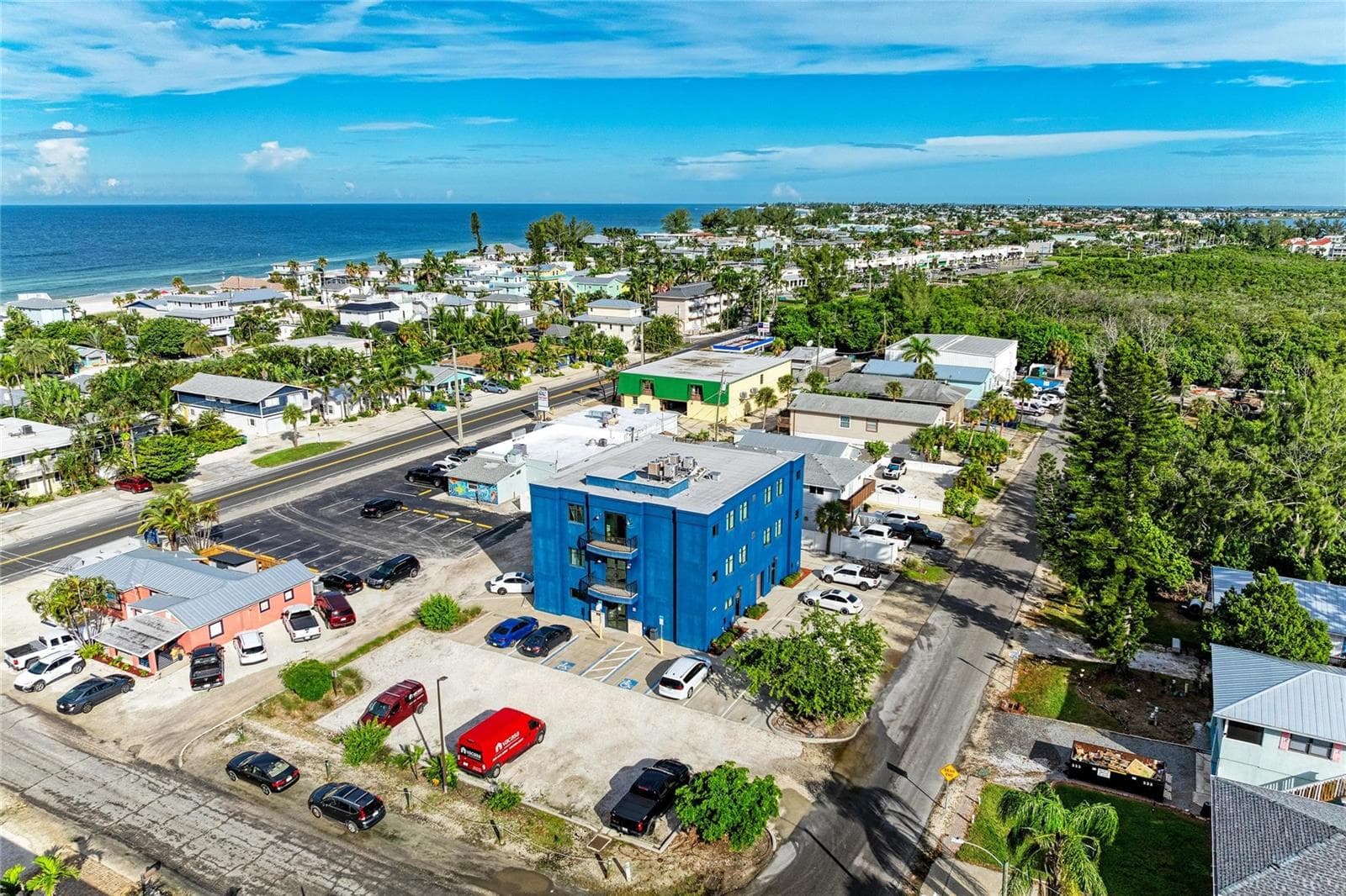 Aerial - Facing North West - 3004 AVENUE C, HOLMES BEACH