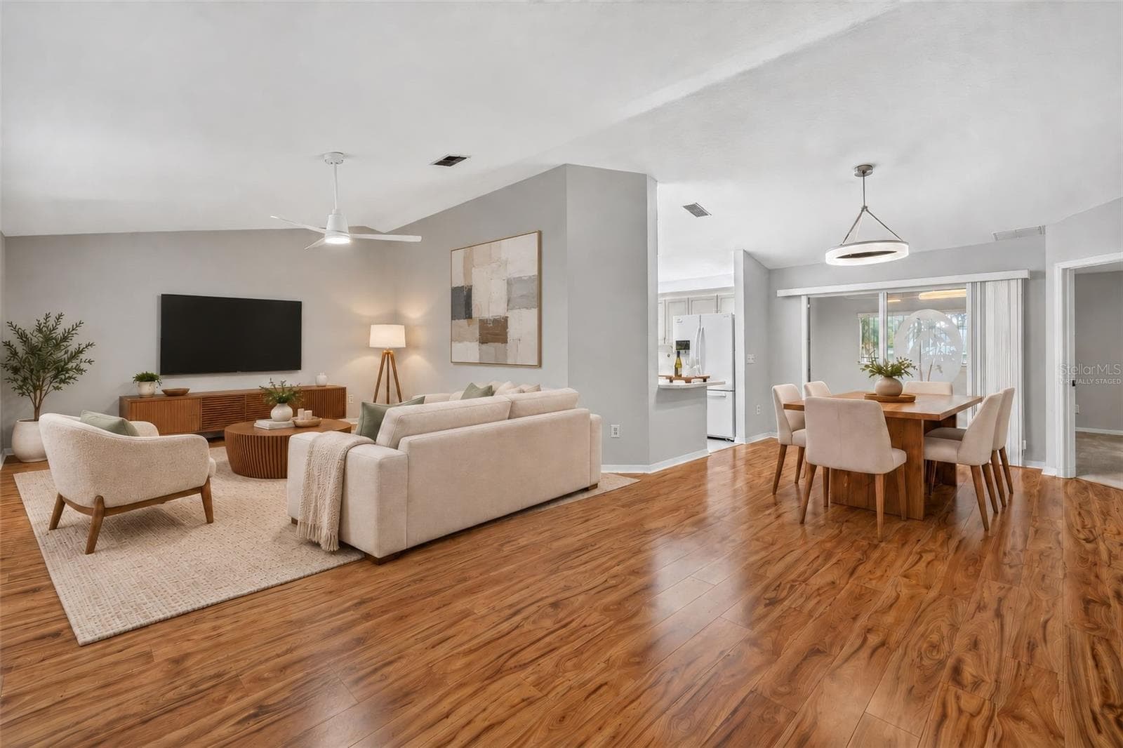Virtually staged great room - 9050 SE 135TH LOOP, SUMMERFIELD