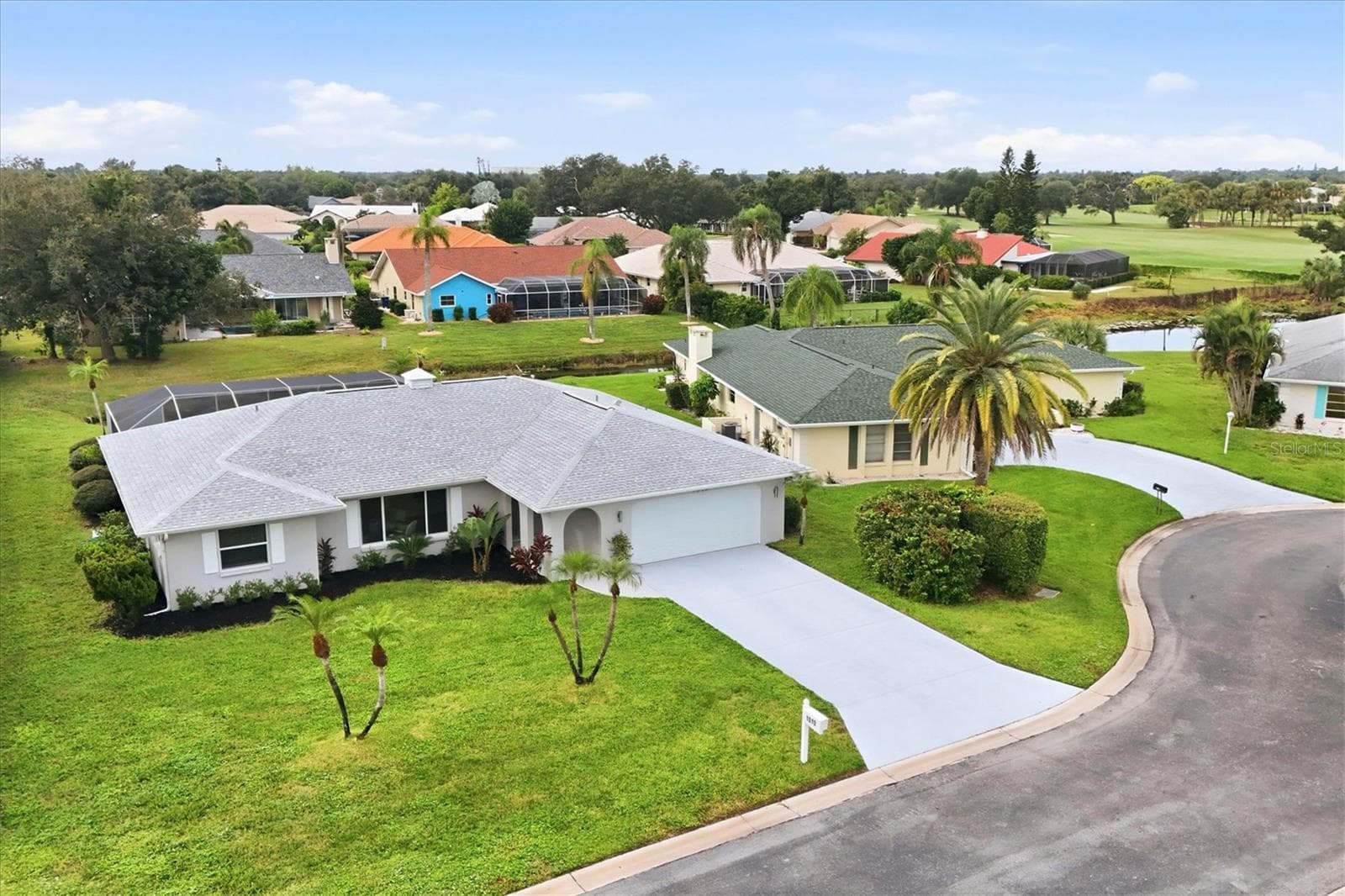 Front Aerial View - 1010 MALIBU CT, VENICE