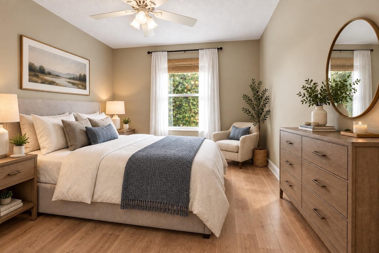 virtually staged  - Bedroom #2 - 2816 CLIFFE CT, OVIEDO
