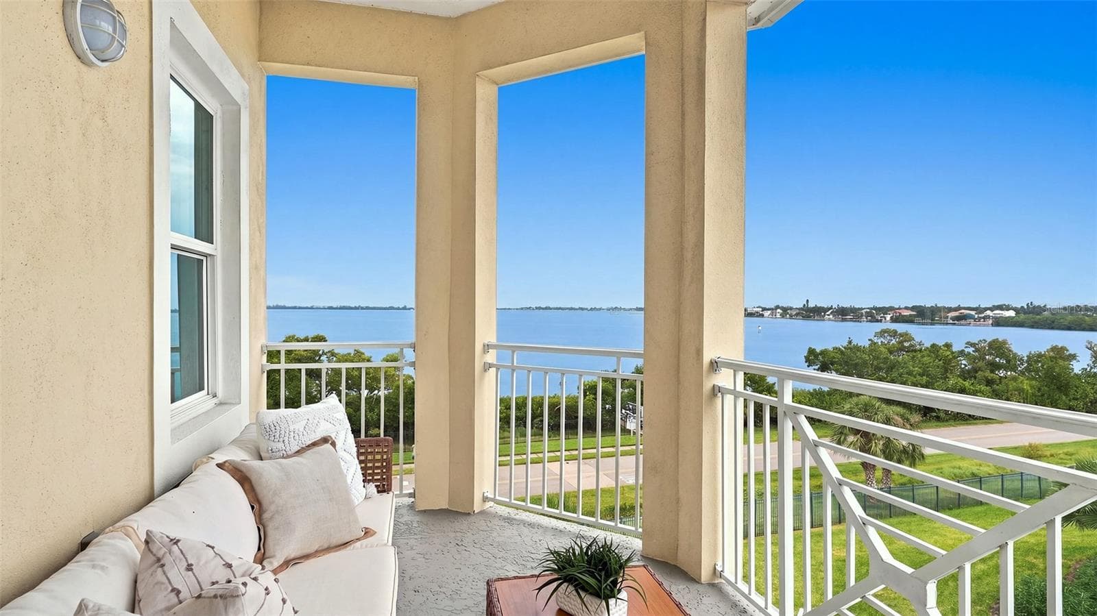 Bay view balcony off great room - 3439 79TH STREET CIR W #303, BRADENTON