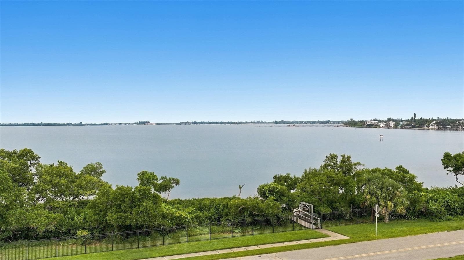 Bay front view from great room - 3439 79TH STREET CIR W #303, BRADENTON