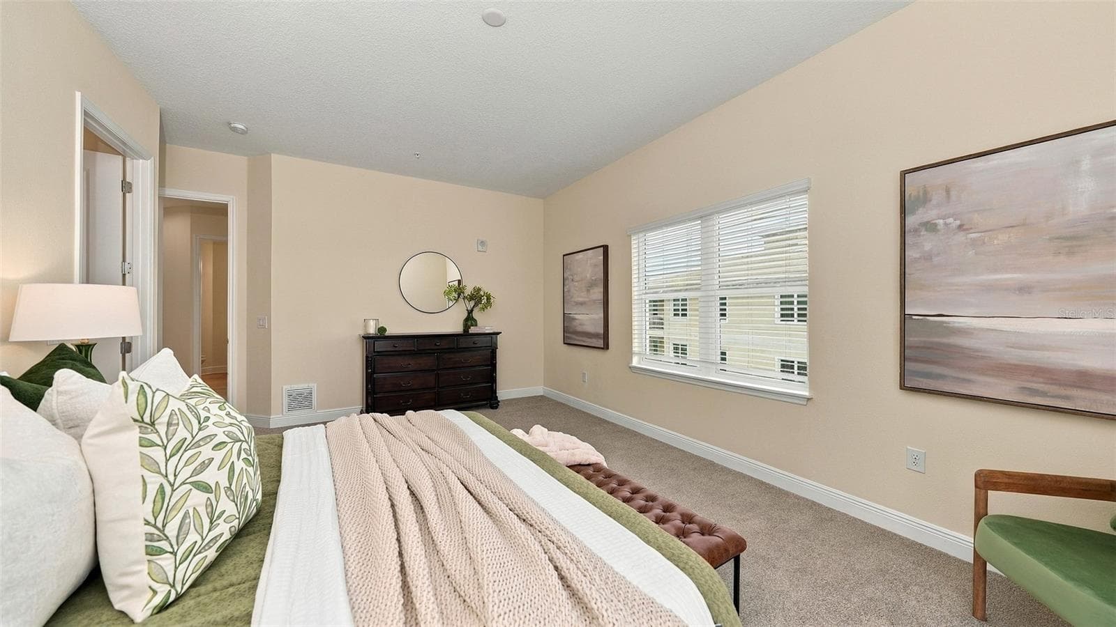 Primary bedroom suite with private balcony - 3439 79TH STREET CIR W #303, BRADENTON
