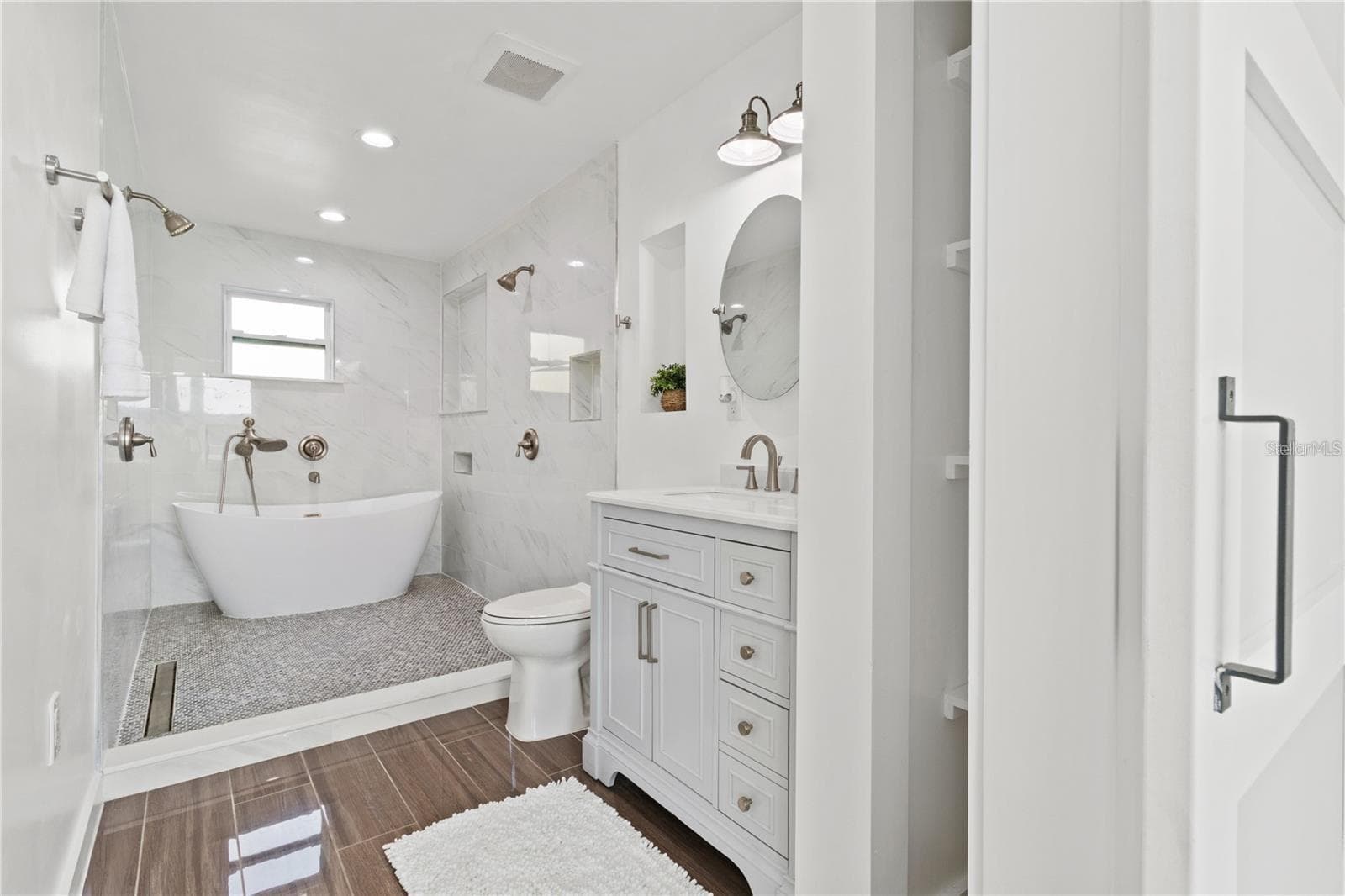 One of two Primary Bathrooms, 3rd floor - 10908 LAND O LAKES BLVD, LAND O LAKES