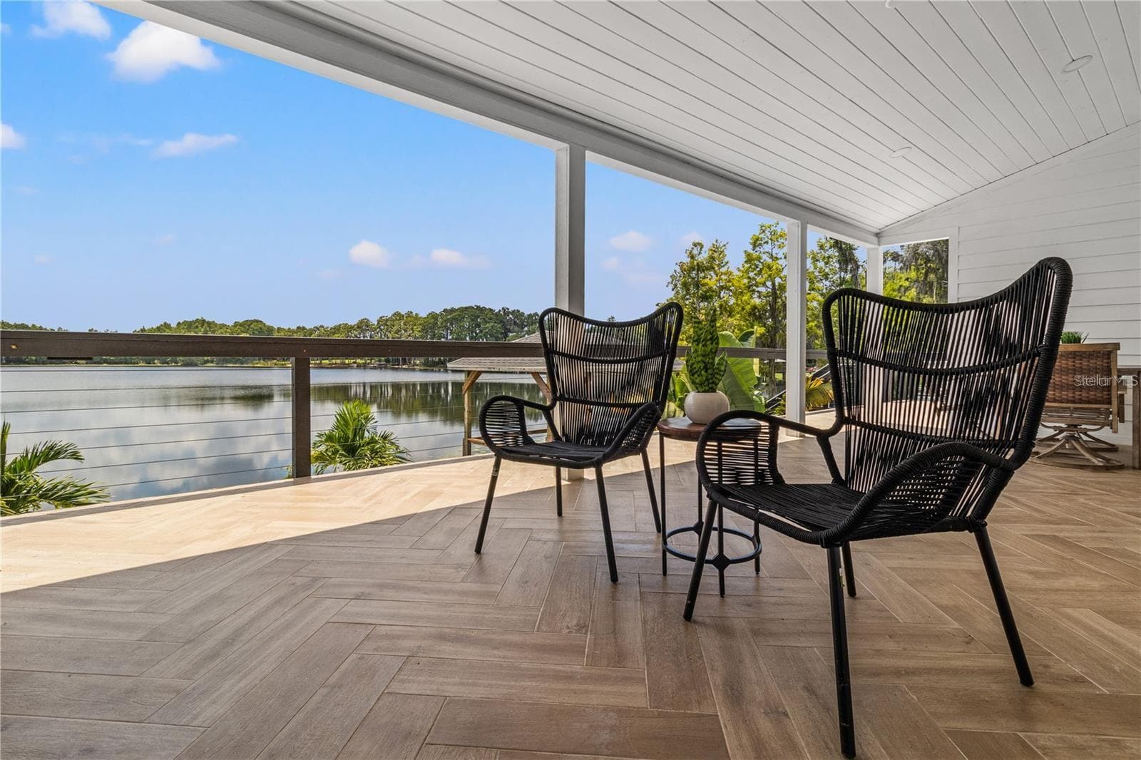 Back porch, deck, second floor - 10908 LAND O LAKES BLVD, LAND O LAKES
