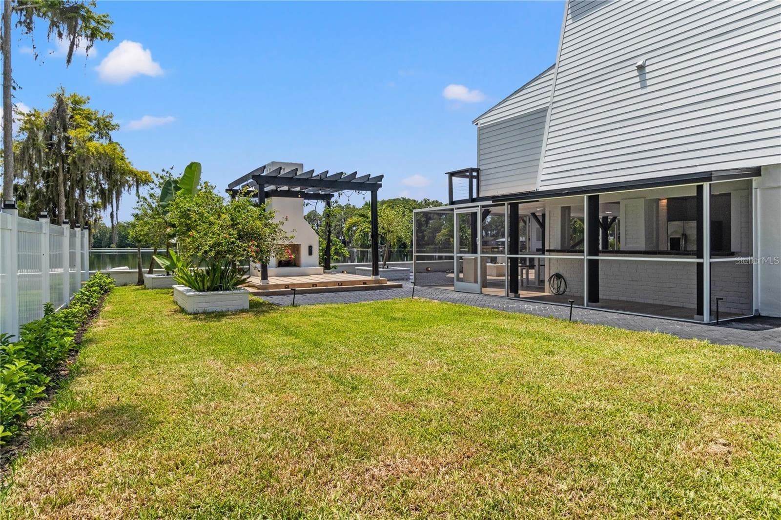 Custom built fireplace - 10908 LAND O LAKES BLVD, LAND O LAKES