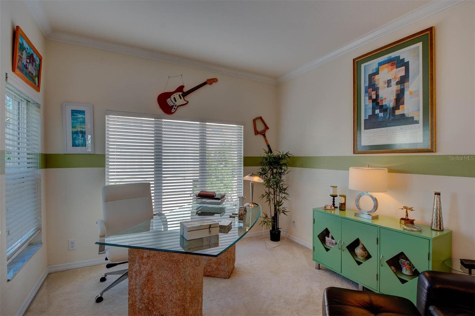 staged den/office - 1146 VENETIAN HARBOR DR NE, ST PETERSBURG