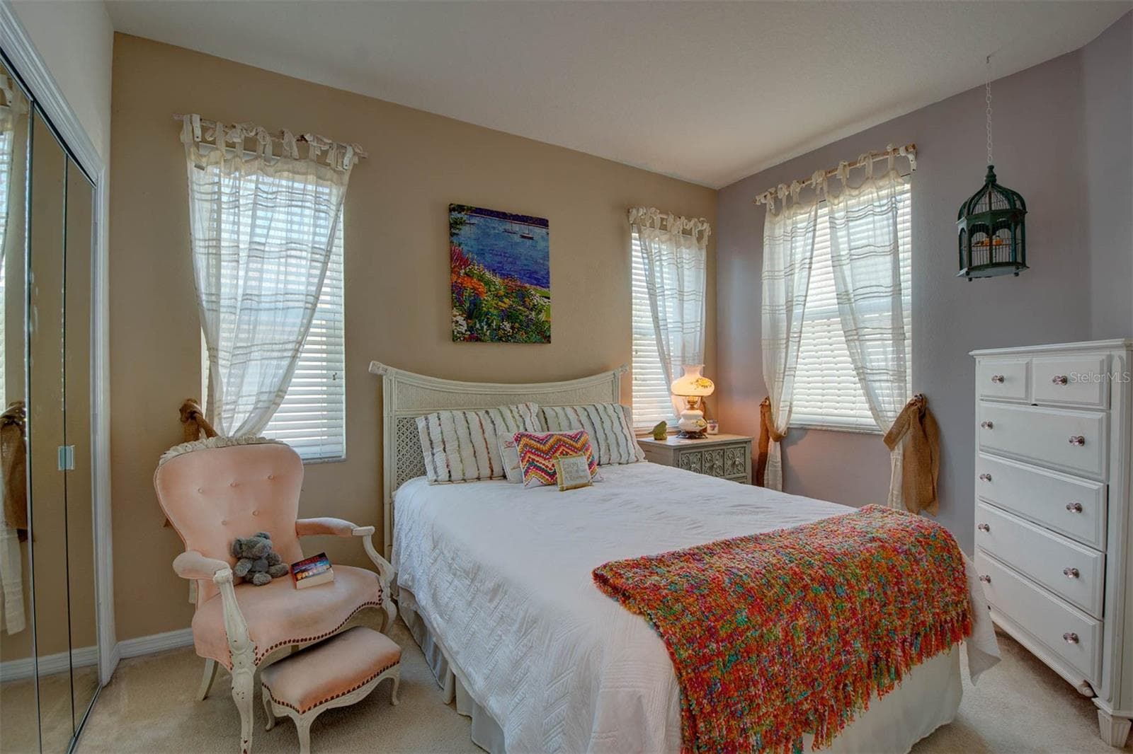 staged guest room - 1146 VENETIAN HARBOR DR NE, ST PETERSBURG