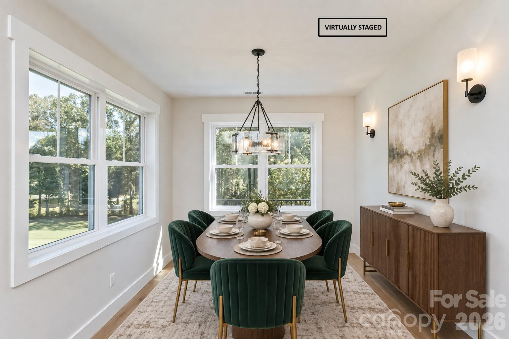 V-Staged Dining - 148 Triple Fairways Drive, Hendersonville
