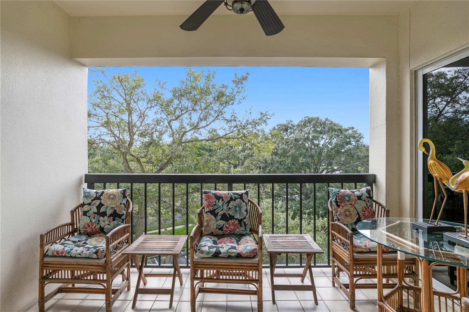 The balcony off the living room offers western-facing views—perfect for enjoying glimpses of the evening sunset. - 1000 S HARBOUR ISLAND BLVD #2306, TAMPA