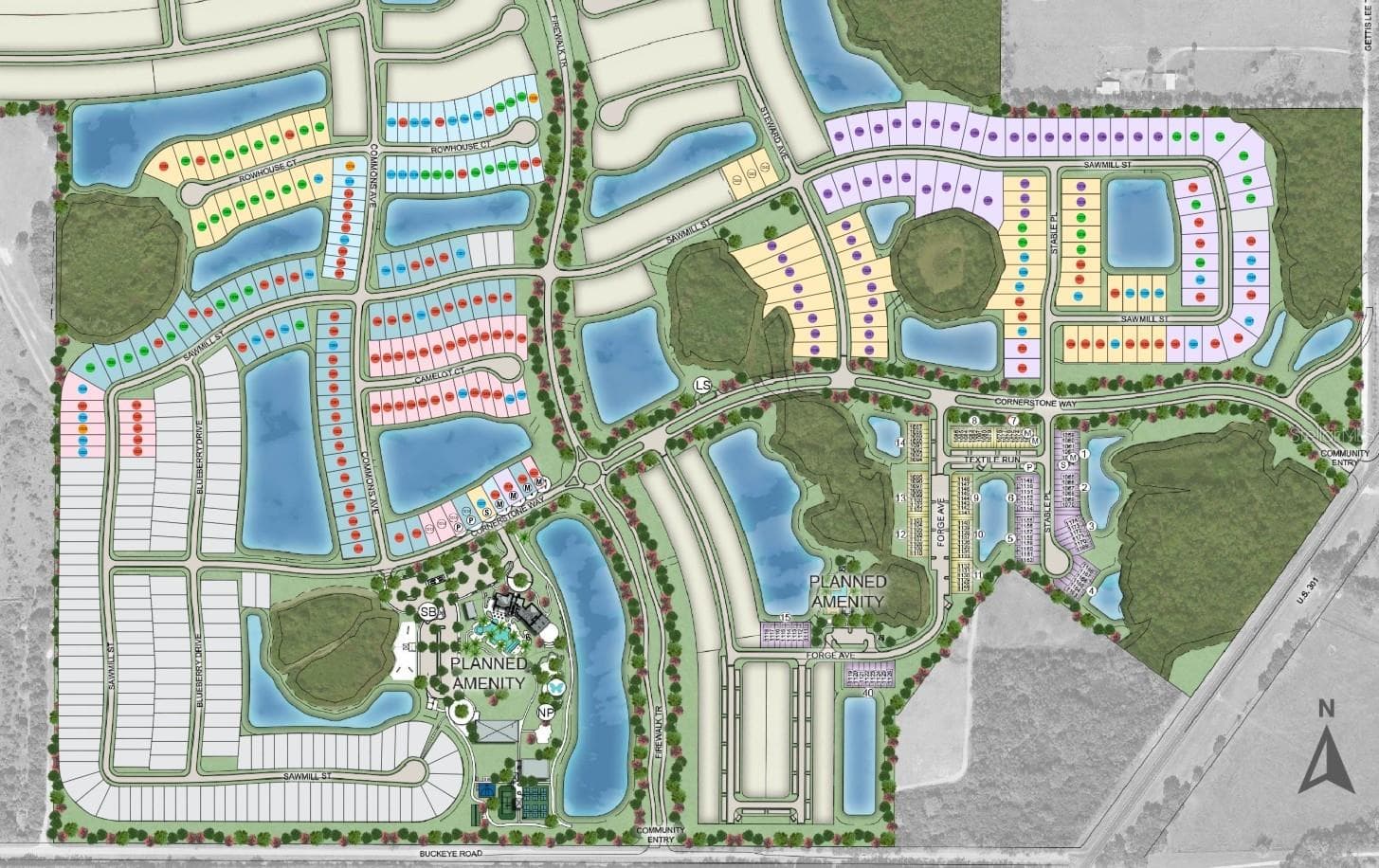 Firethorn Sitemap - 13514 ROWHOUSE CT, PARRISH