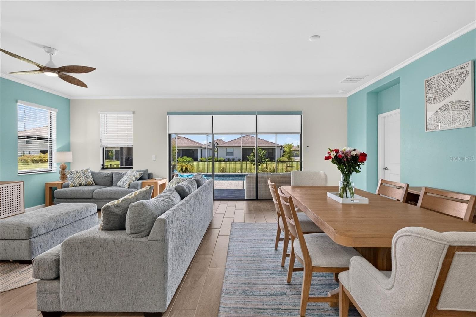 Living/Dining - 15104 OXFORD GREY DR, BRADENTON