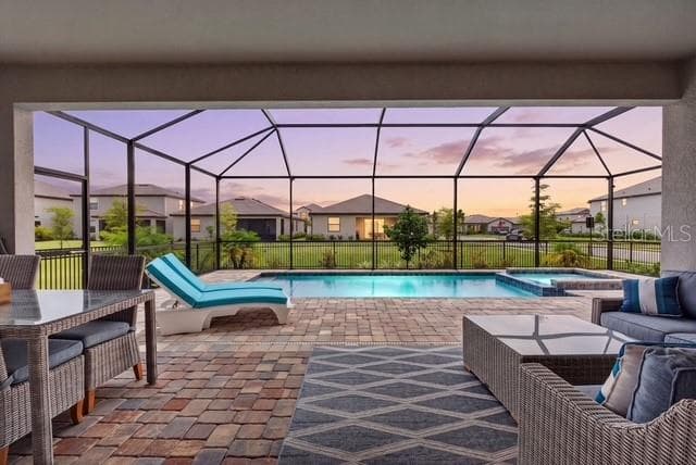 View to Pool/Spa - 15104 OXFORD GREY DR, BRADENTON
