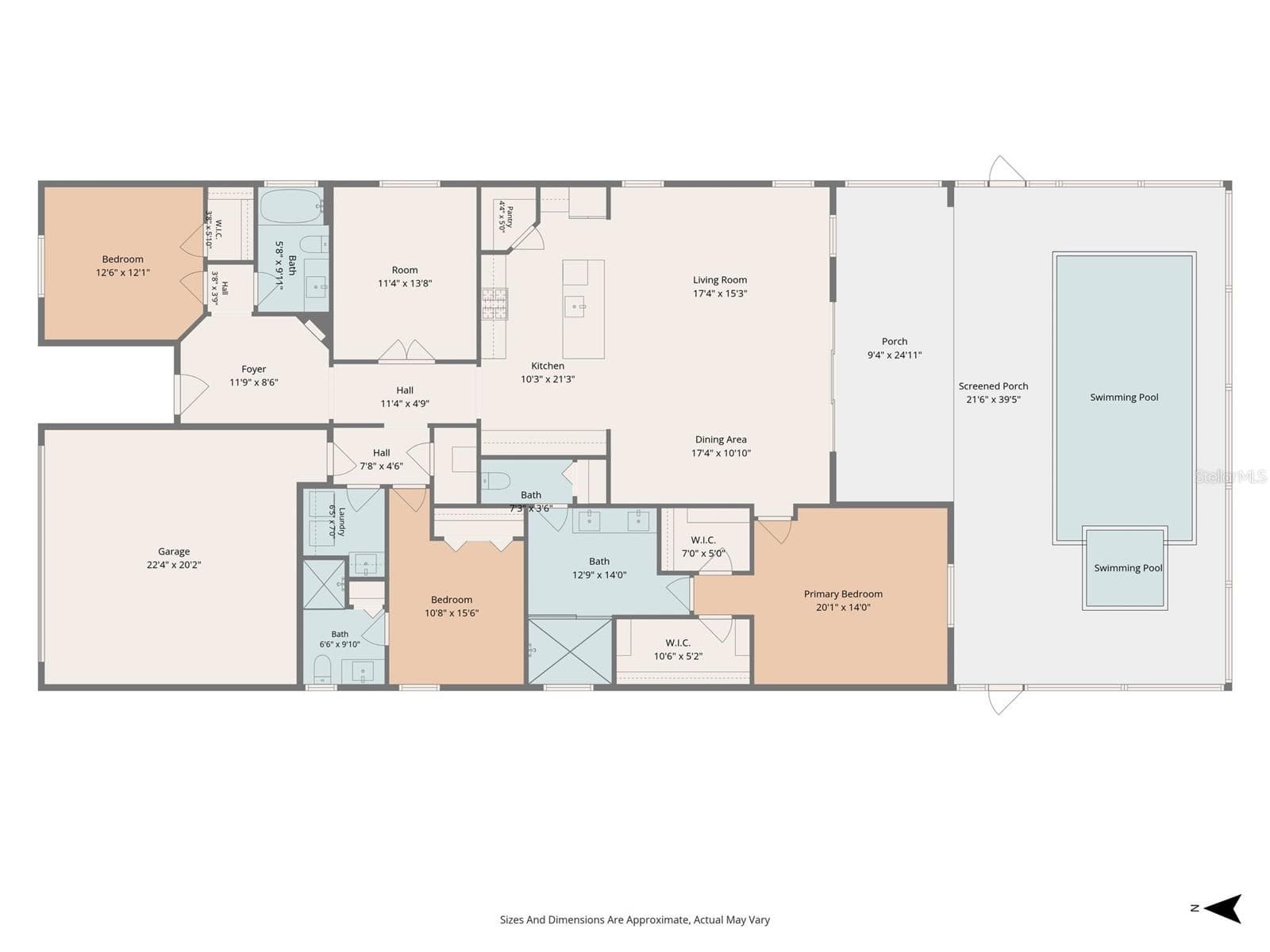 Floor Plan - 15104 OXFORD GREY DR, BRADENTON