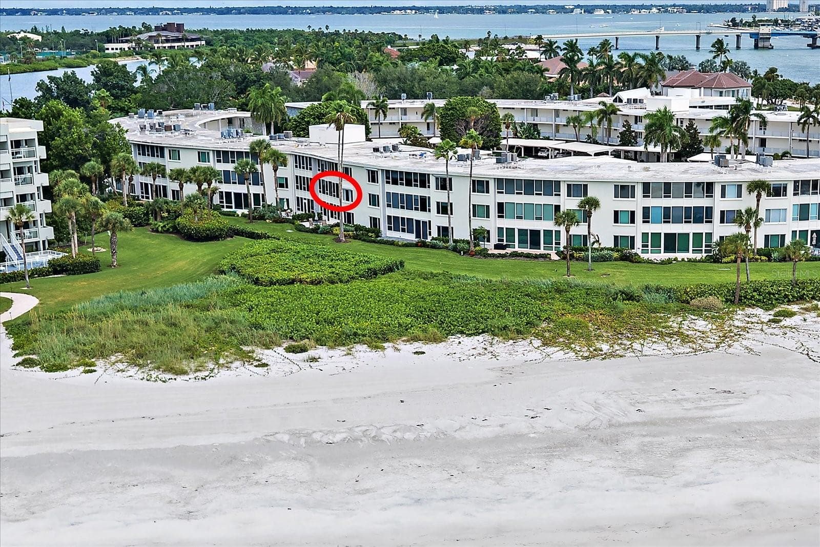 219 looking from the water - 100 SANDS POINT RD #219, LONGBOAT KEY