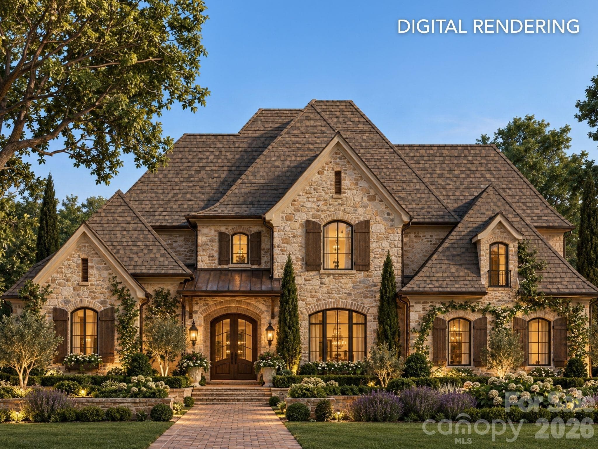 Exterior rendering - Fort Mill