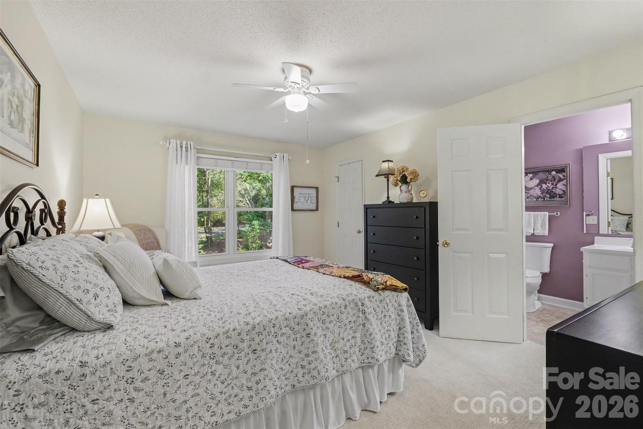 Primary bedroom with walk-in closet - 2786 Dogwood Hills Court, Fort Mill