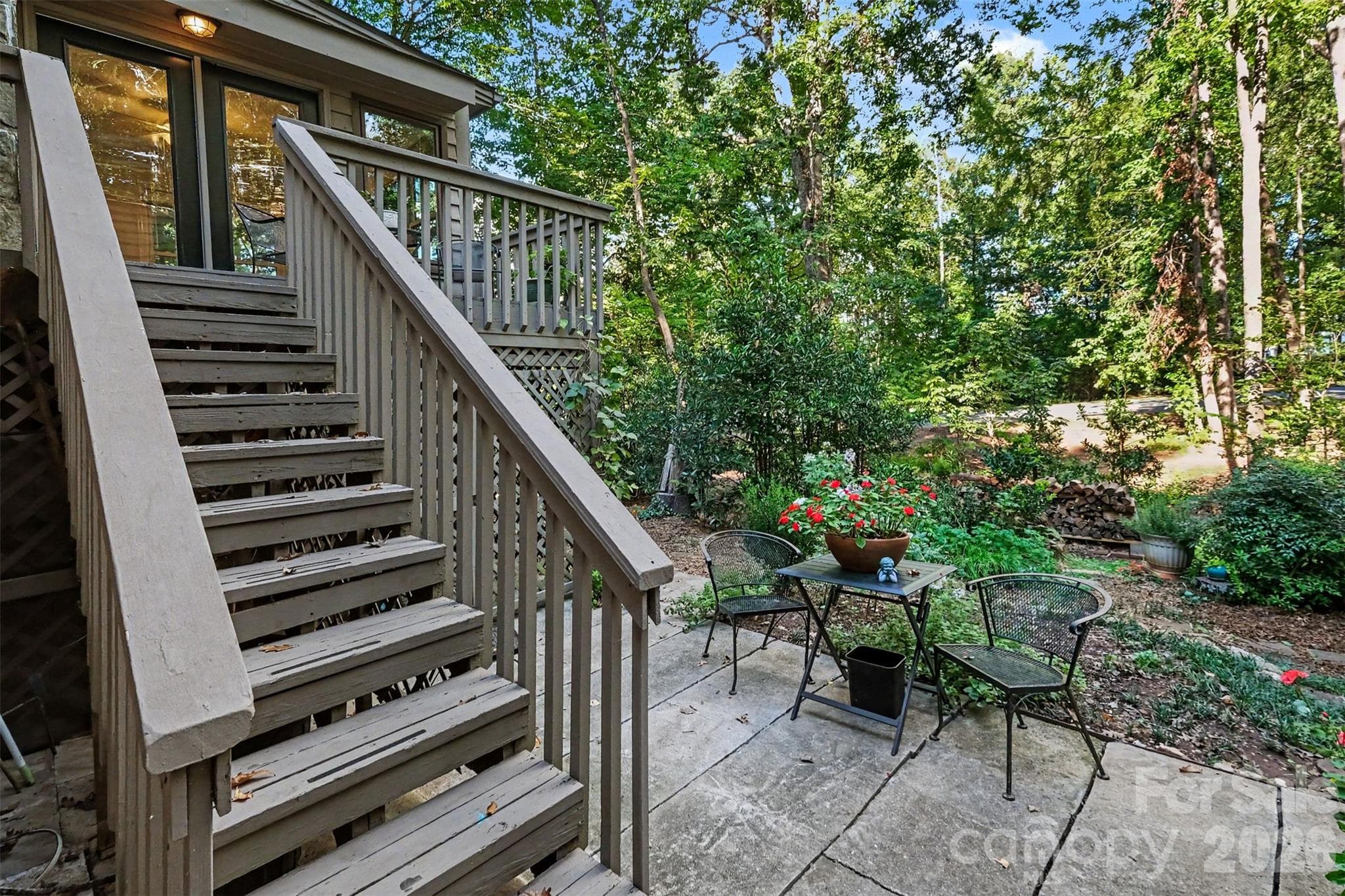 Back patio area with SO - 2786 Dogwood Hills Court, Fort Mill