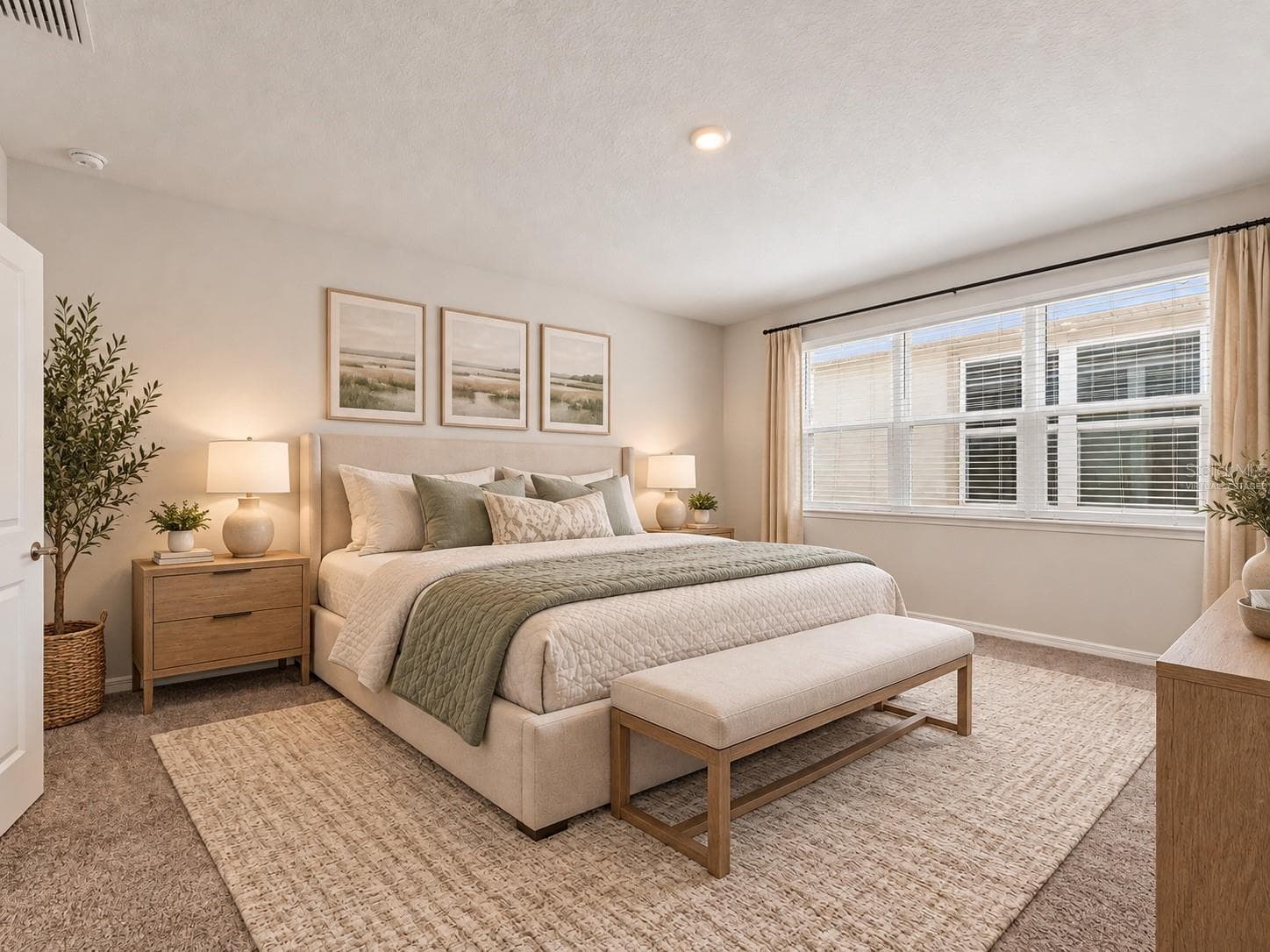 virtually staged masted bed - 13631 RANGELAND BLVD, ODESSA