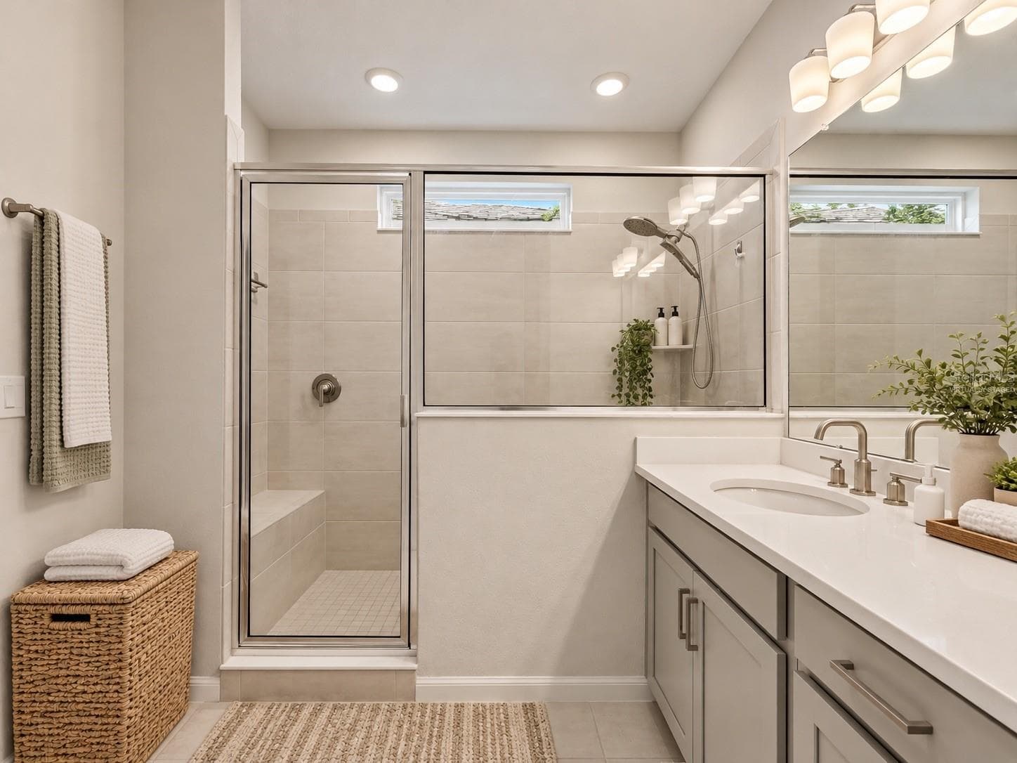 virtually staged master bath - 13631 RANGELAND BLVD, ODESSA