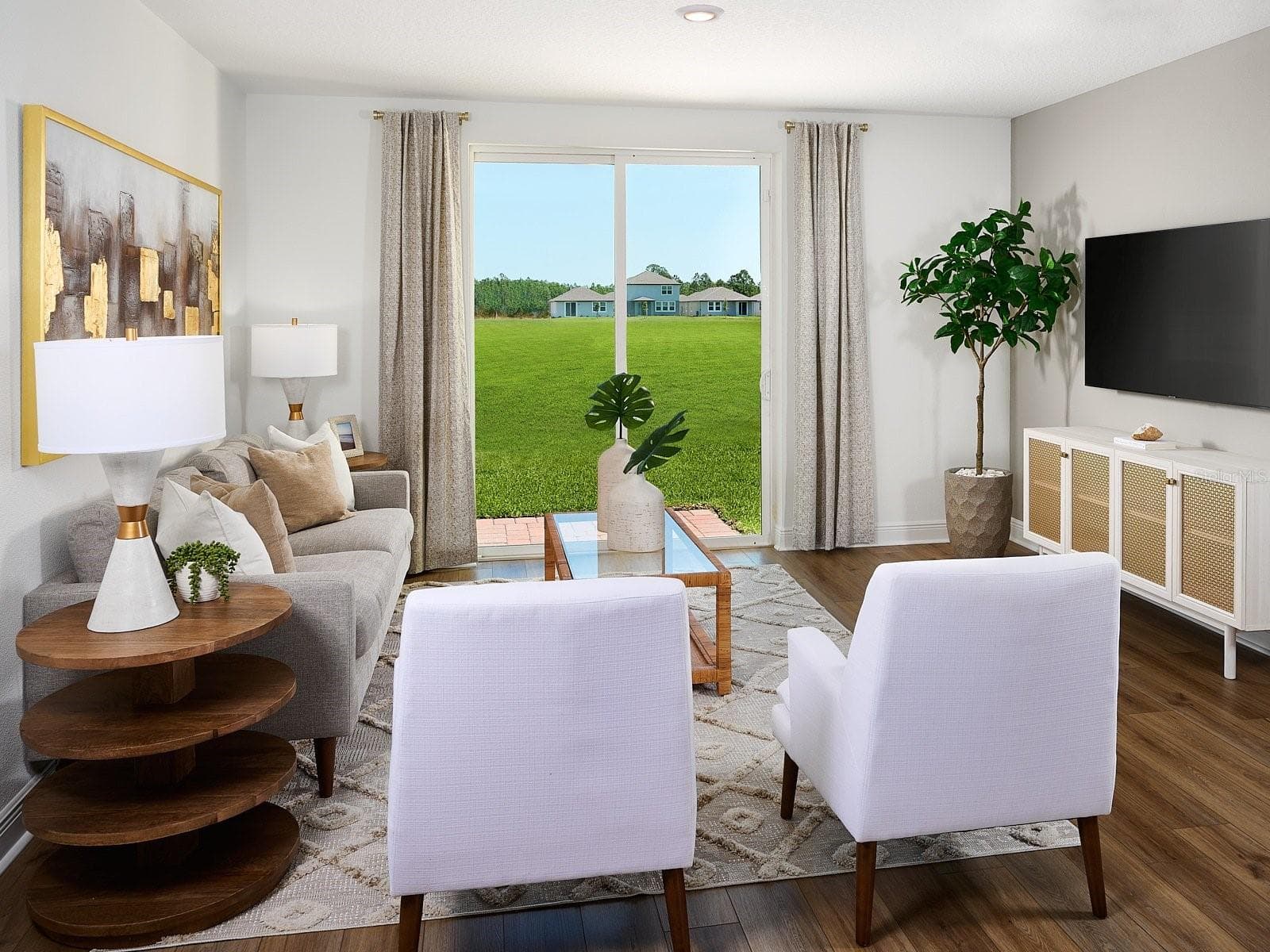 Photo is not of the actual home, but is an inspirational photo of builder’s model home and may depict options, furnishings, and/or decorator features that are not - 2869 VIRGINIA PINE DR, BARTOW