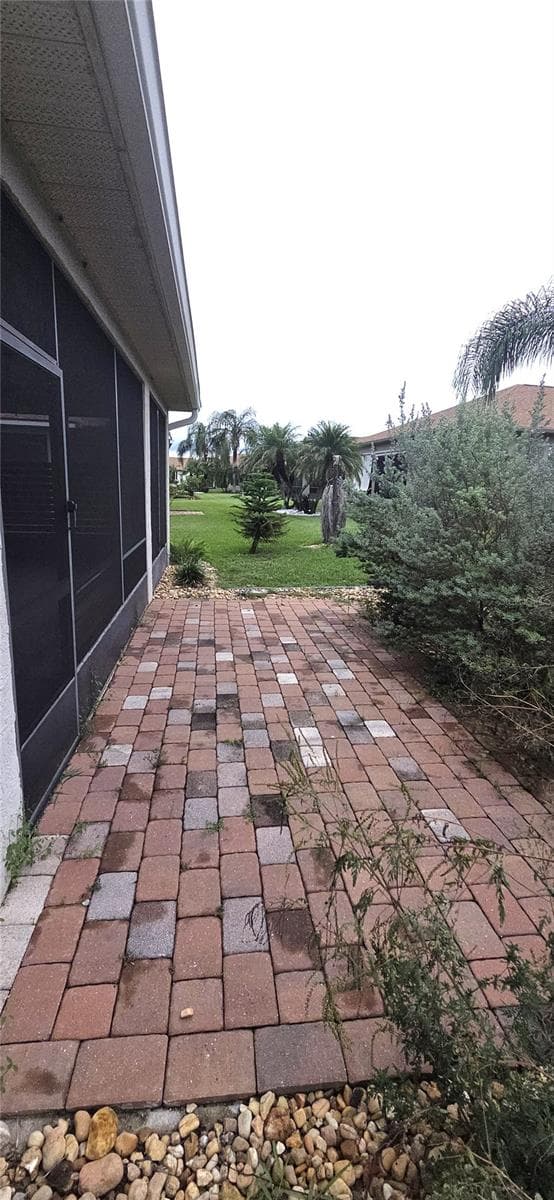 Paver Patio outside Lanai - 5288 GREEN DR, WINTER HAVEN
