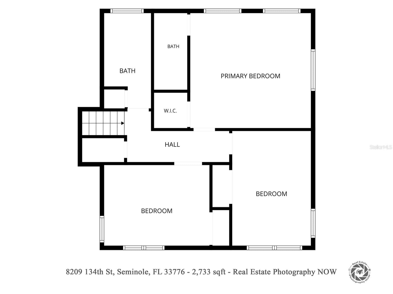 Floor Plan - Second Floor - 8209 134TH ST, SEMINOLE