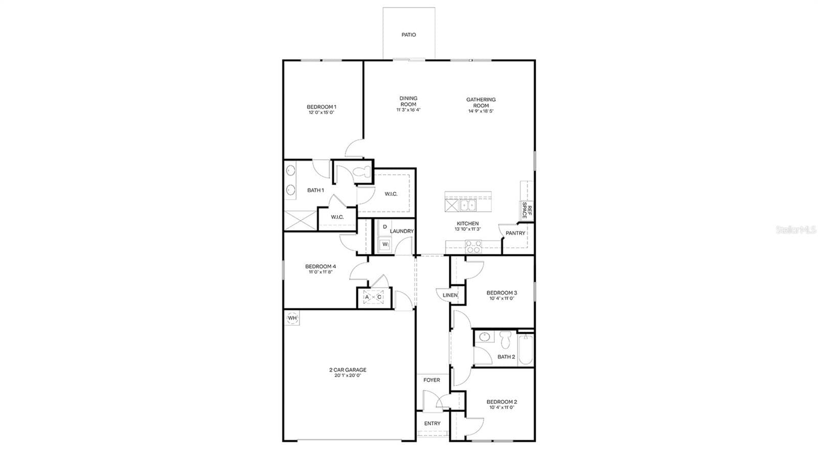 Floor plan - 17089 EDGEMONT LN, CLERMONT