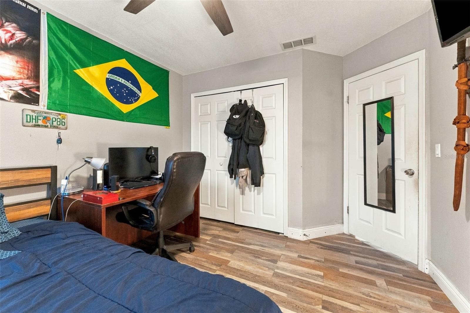 Bedroom 2 upstairs - 1621 SPINNING WHEEL DR, LUTZ
