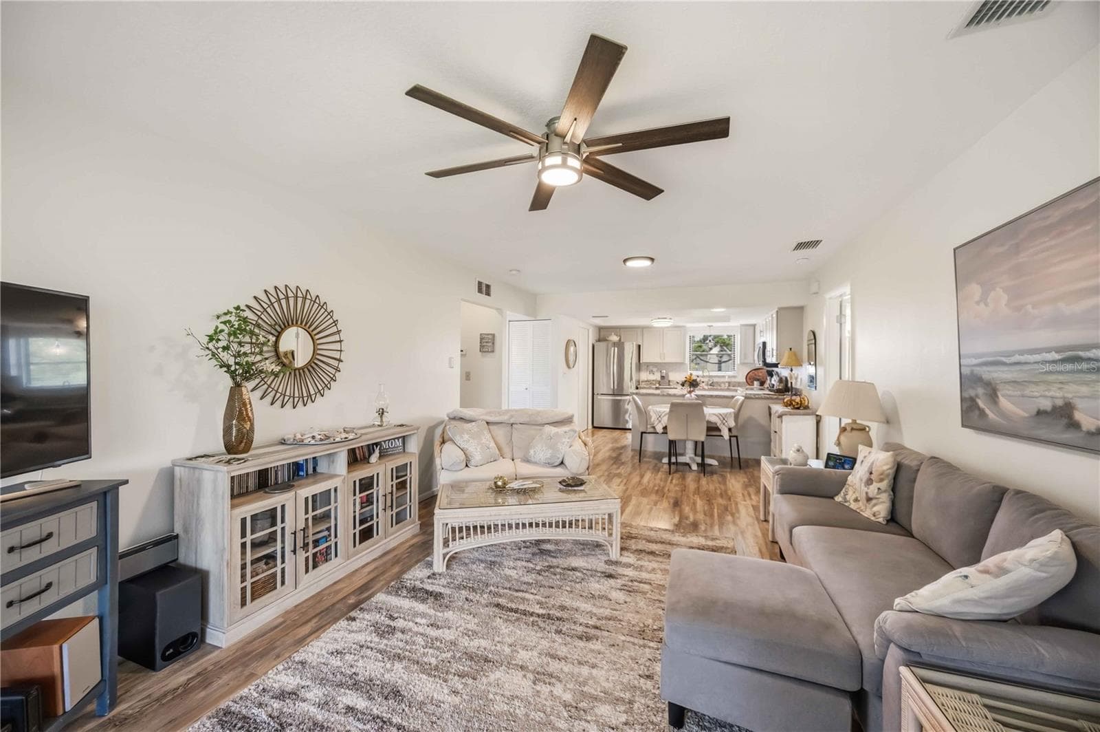 split floorplan, bedroom on each side - 4260 PLACIDA RD #17A, ENGLEWOOD