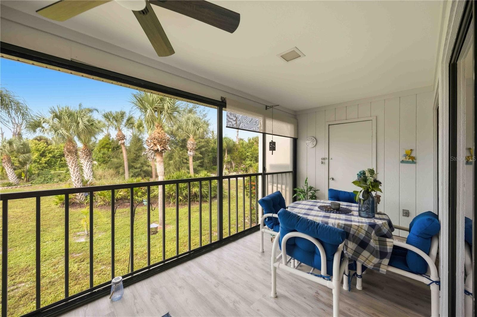 large balcony / private with additional room for storage (under AC) - 4260 PLACIDA RD #17A, ENGLEWOOD