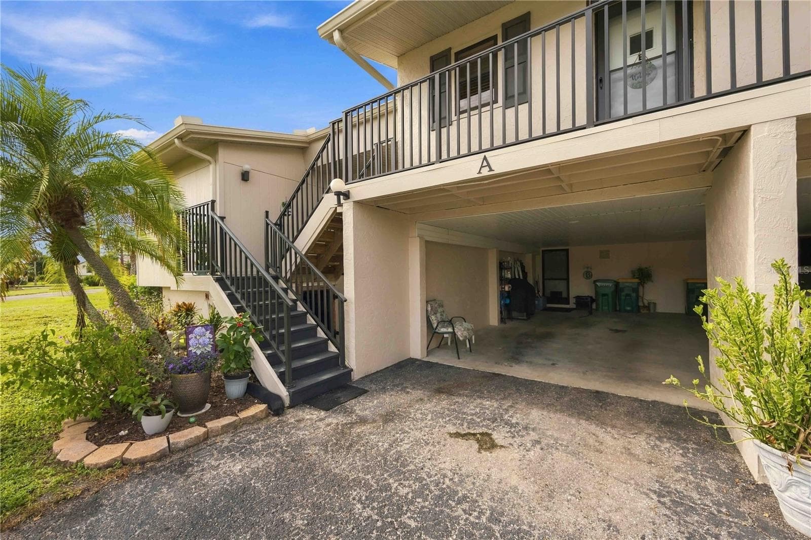 first level condo just above the carport, corner unit - 4260 PLACIDA RD #17A, ENGLEWOOD