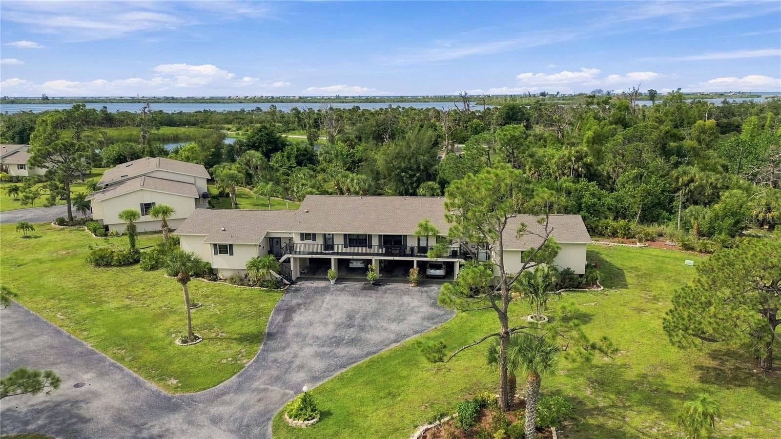 aerial view - 4260 PLACIDA RD #17A, ENGLEWOOD