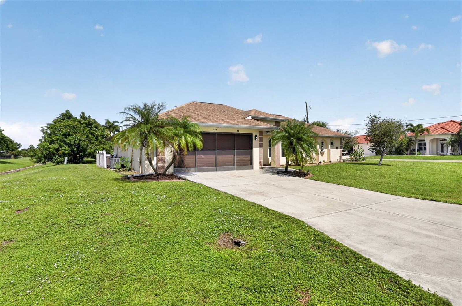 Front View - Southwest Elevation - 2184 ONONDAGA LN, PUNTA GORDA