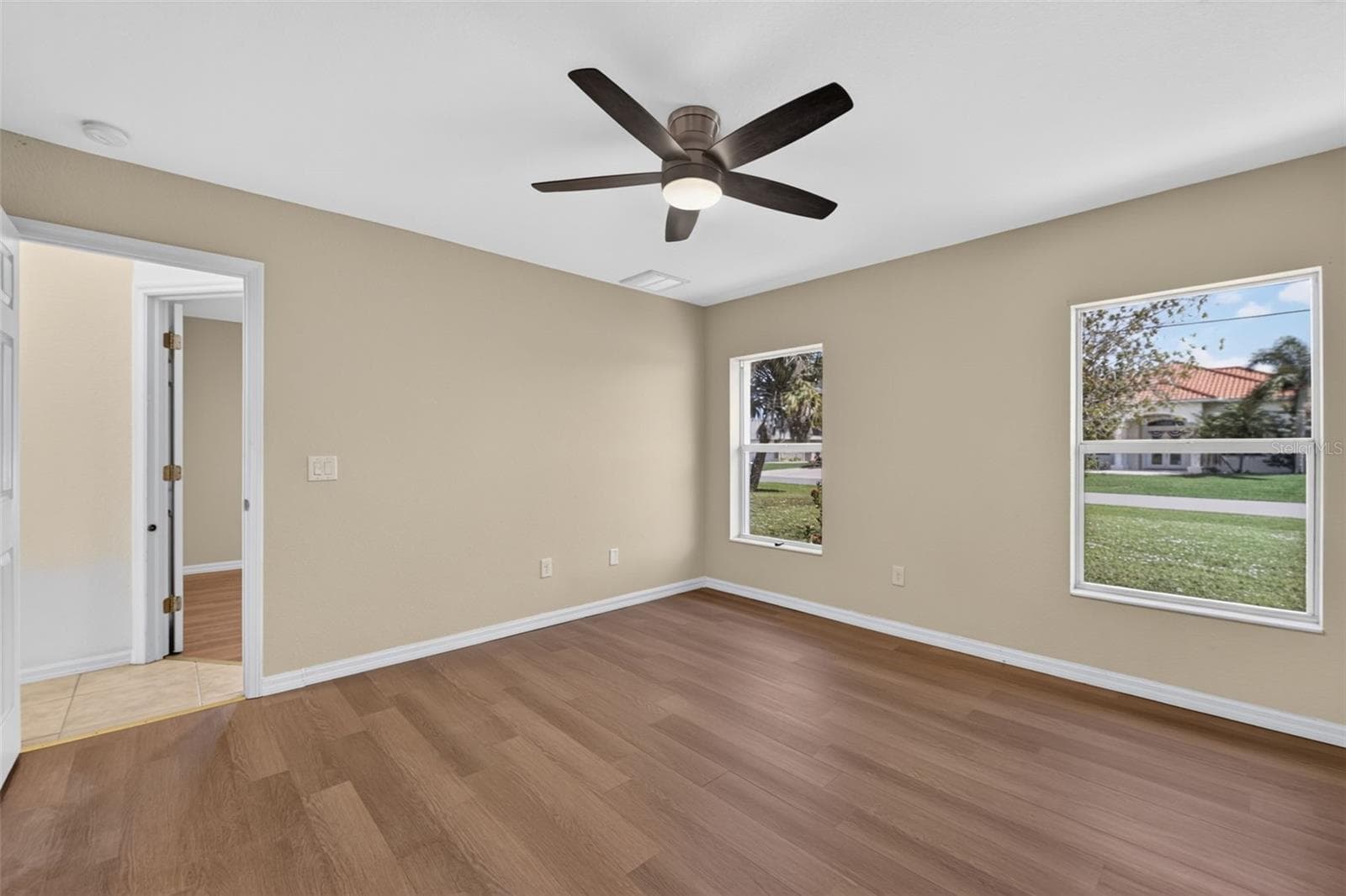 Bedroom 2 - Another View (new floor) - 2184 ONONDAGA LN, PUNTA GORDA