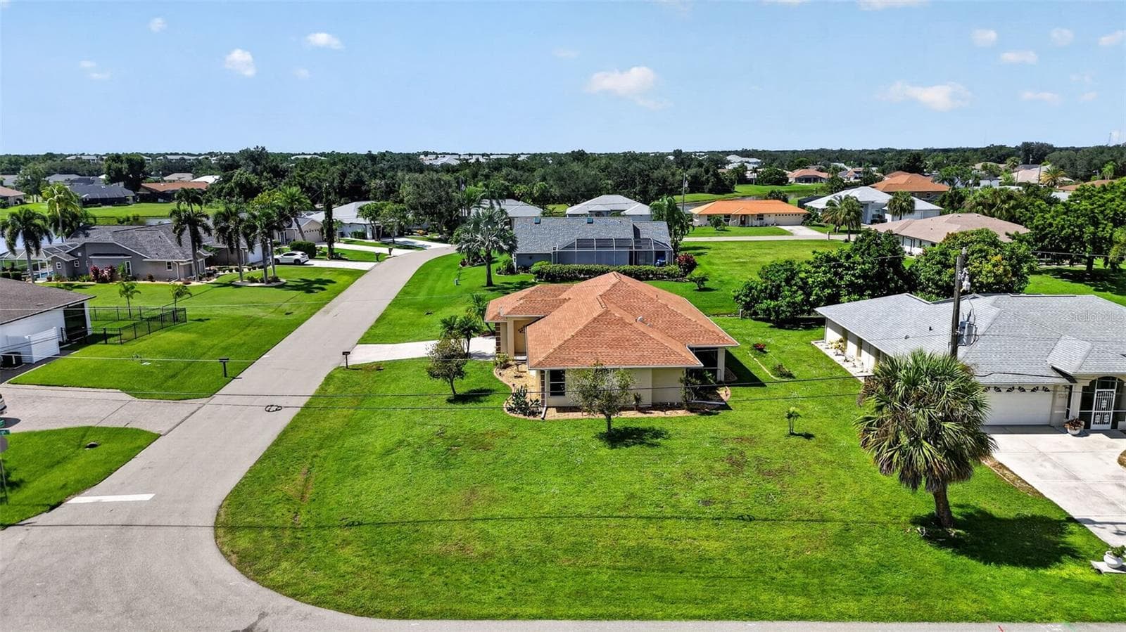 Aerial - N/W Corner of Onondaga Ln & Peterborough Rd - 2184 ONONDAGA LN, PUNTA GORDA
