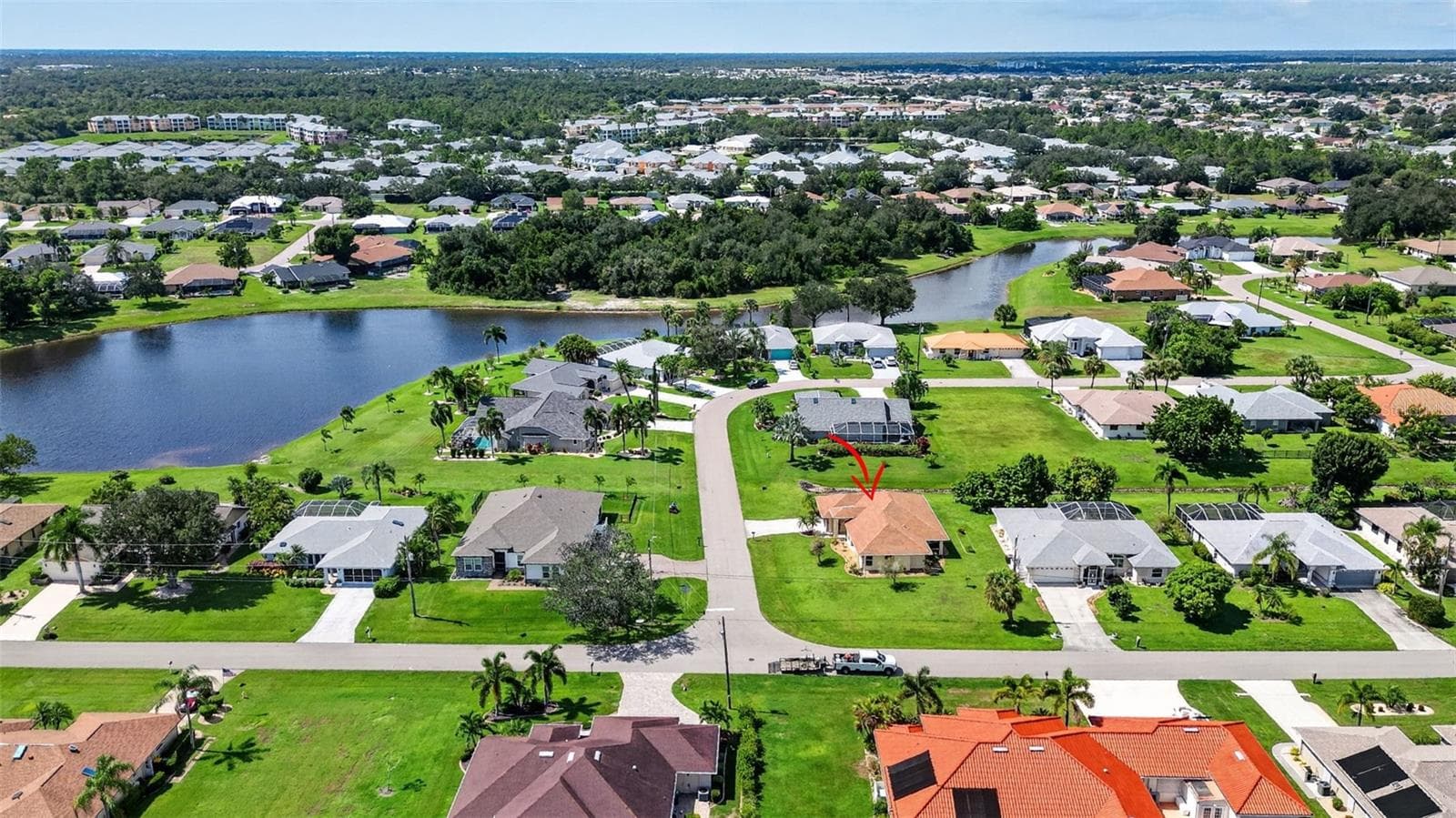 Aerial View - 2184 ONONDAGA LN, PUNTA GORDA
