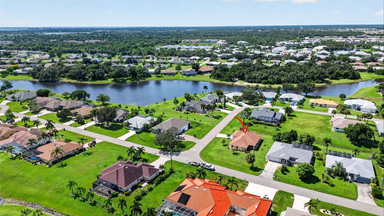 Aerial View - 2184 ONONDAGA LN, PUNTA GORDA