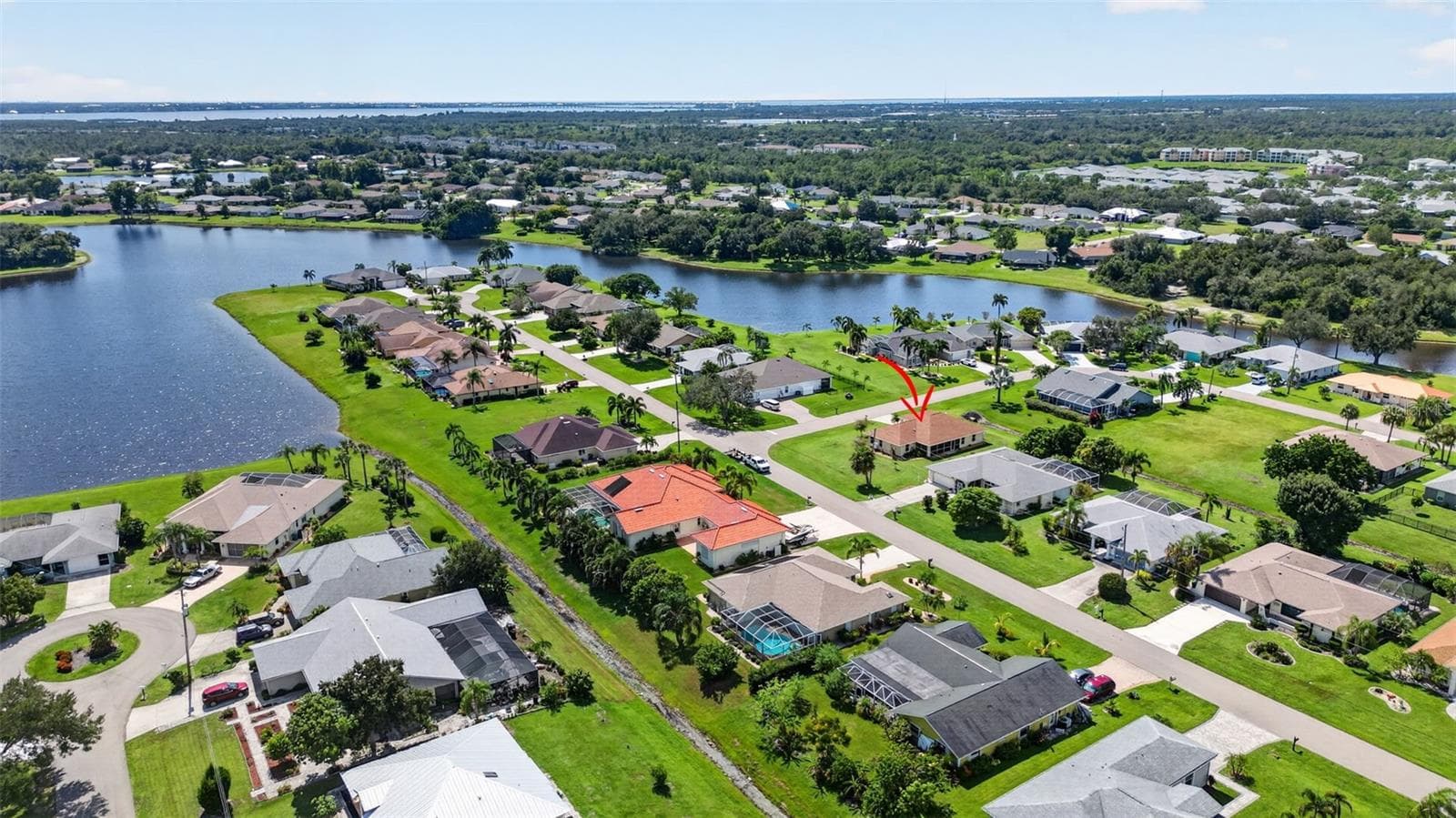 Aerial View - 2184 ONONDAGA LN, PUNTA GORDA
