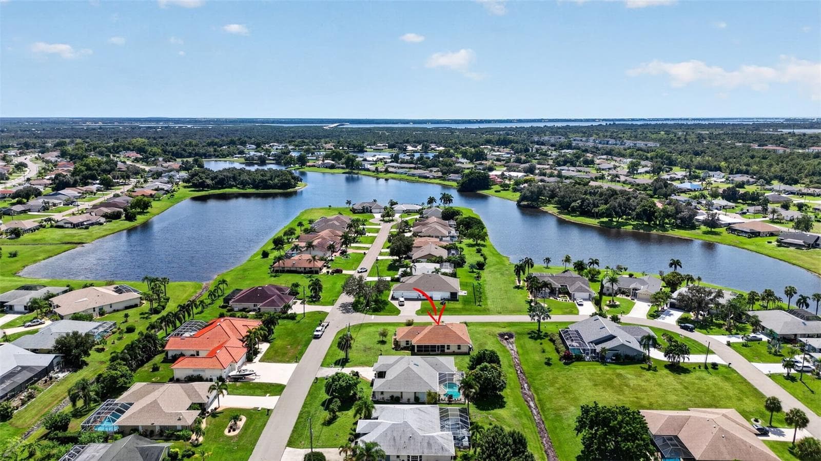Aerial View - 2184 ONONDAGA LN, PUNTA GORDA