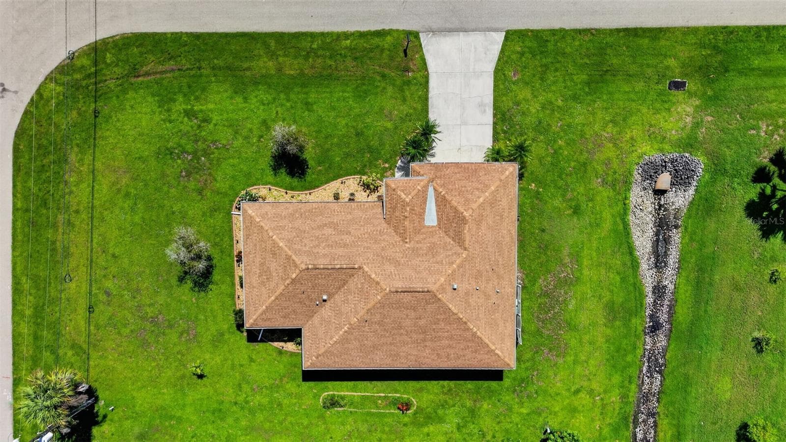 Direct Overhead Aerial View - 2184 ONONDAGA LN, PUNTA GORDA