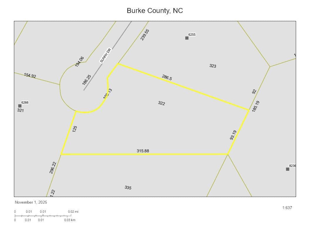 Lot 322 GIS Map - Lot 322 Sunny Drive, Newland
