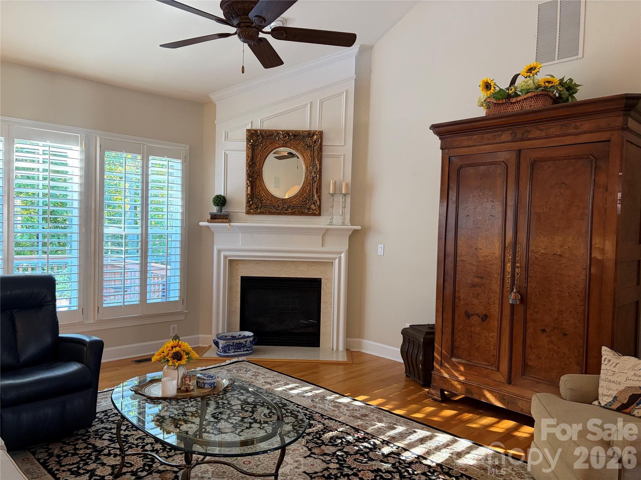 Great Room and fireplace - 11437 Corliss Avenue, Charlotte
