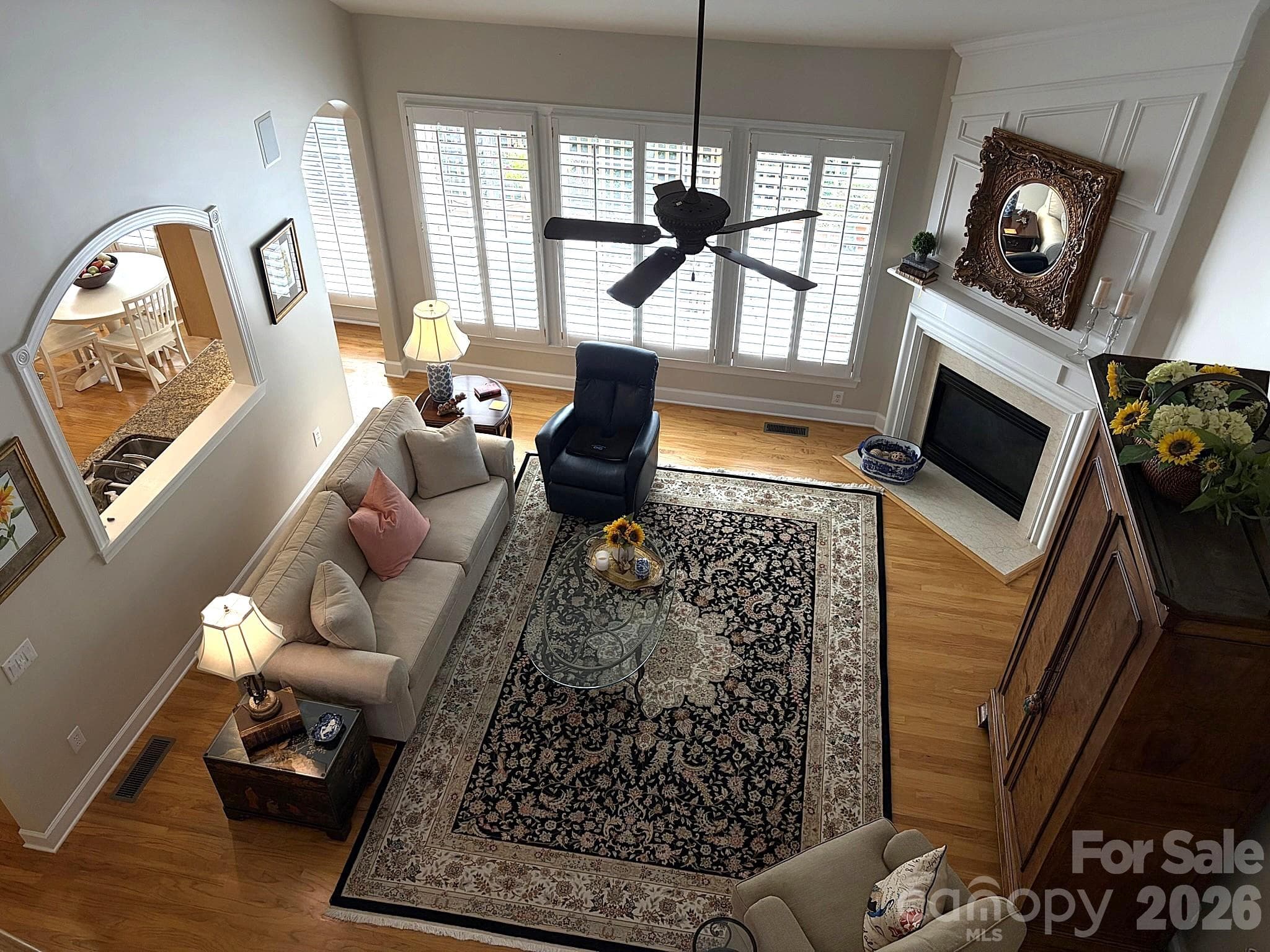 Great Room view from loft - 11437 Corliss Avenue, Charlotte
