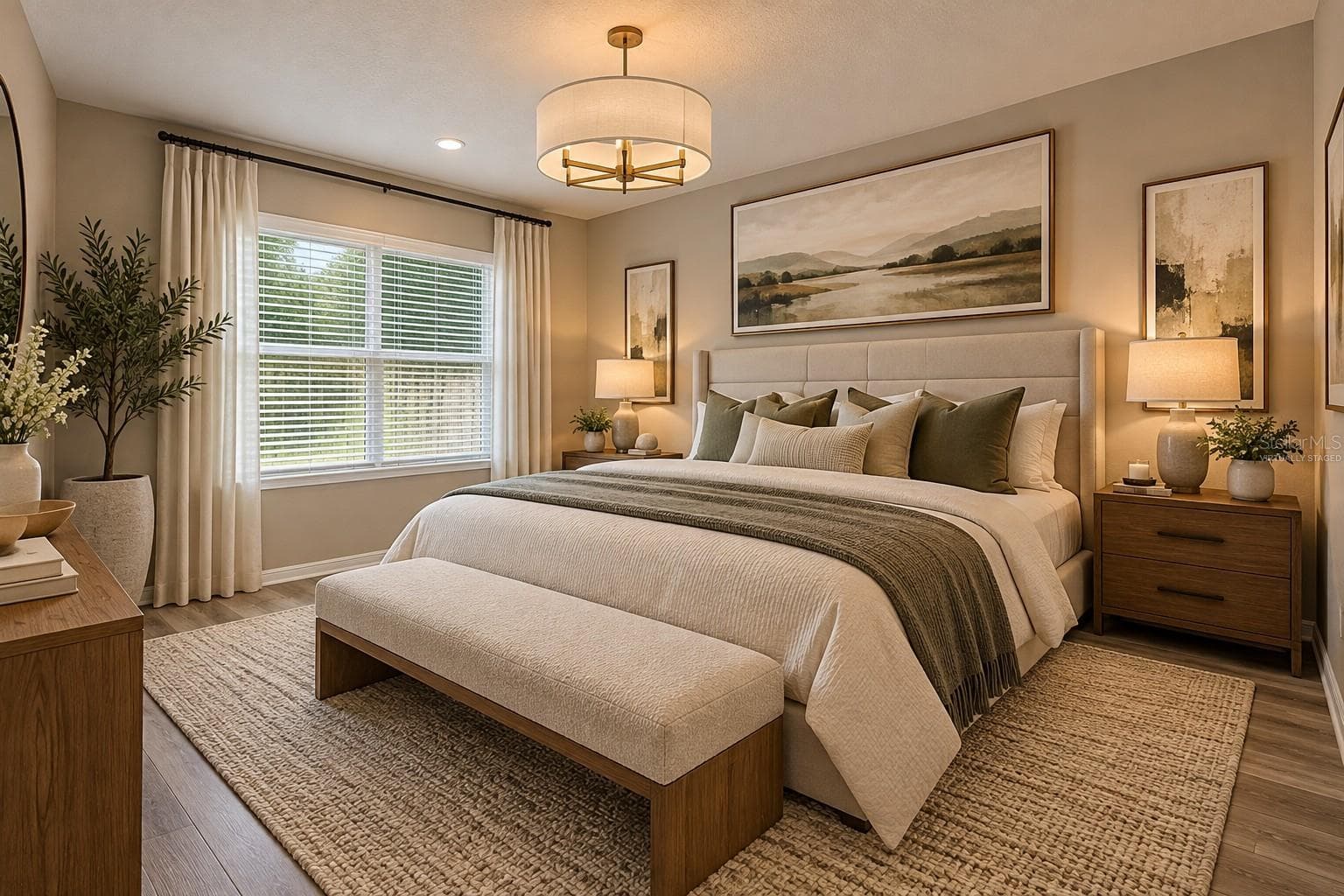 VIRTUALLY STAGED MASTER BEDROOM - 1894 CASSIDY KNOLL DR, KISSIMMEE