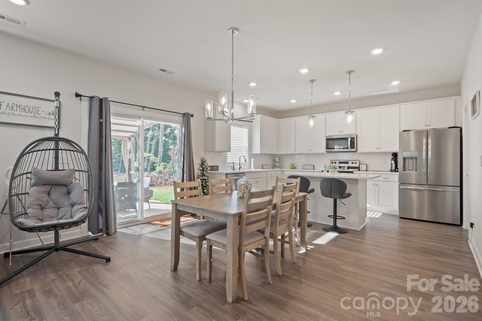 Dinning/Kitchen - 197 Winding Cedar Drive, Statesville
