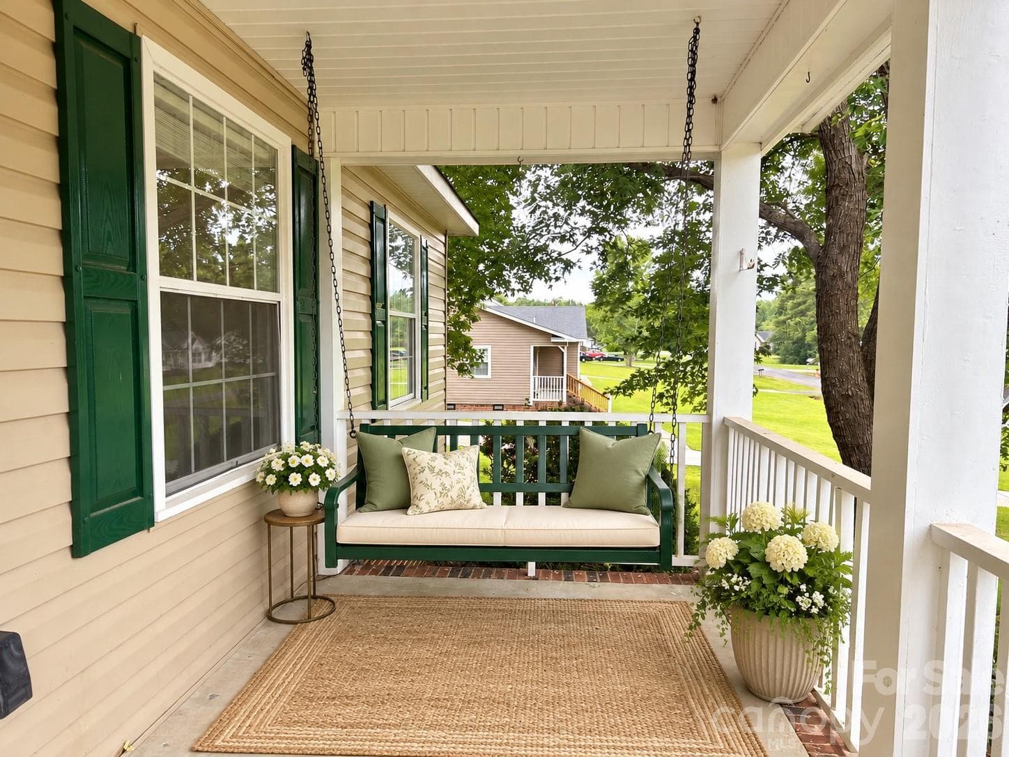 STAGED FRONT PORCH BY CHATGPT /AI - Lancaster