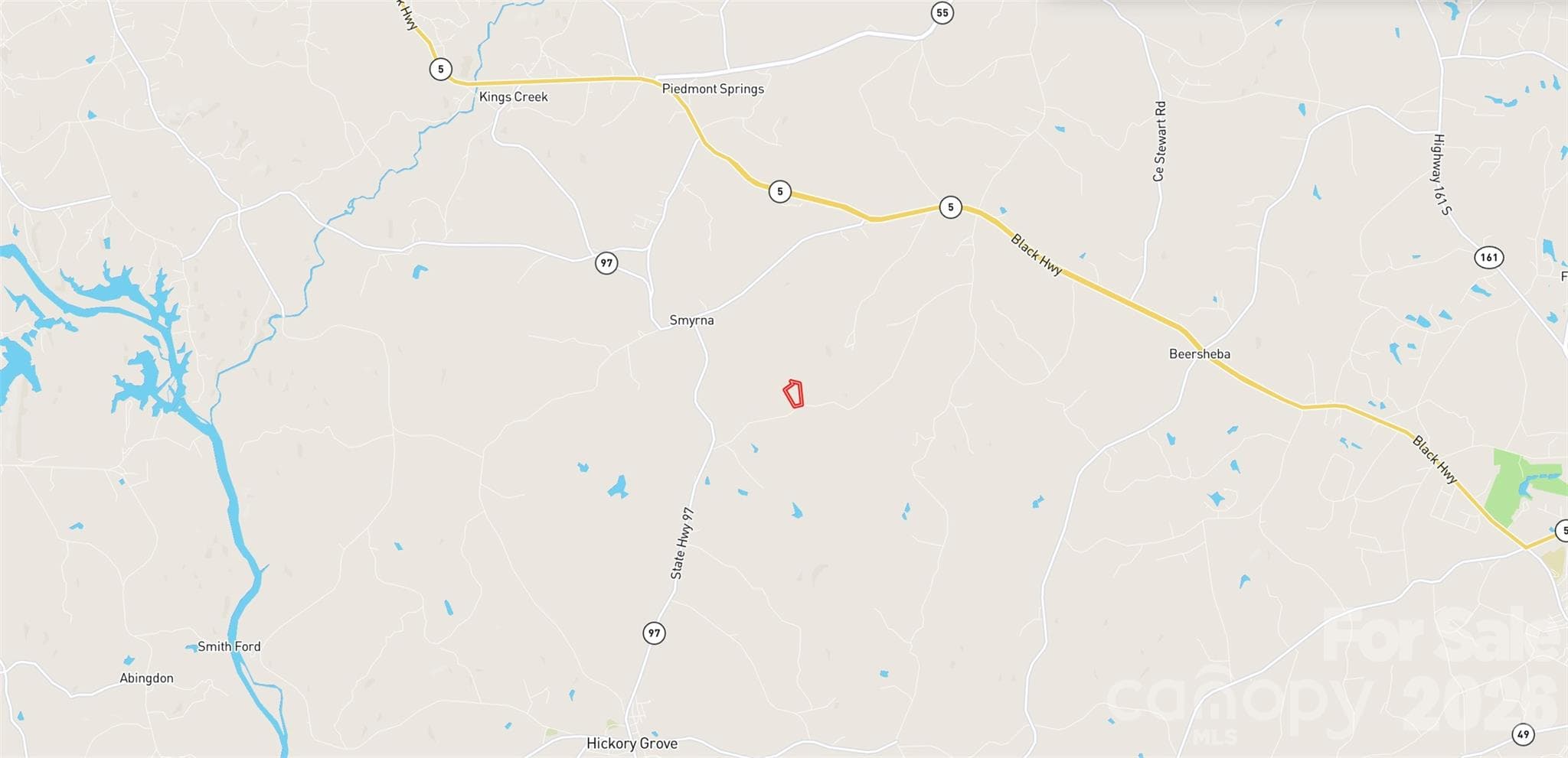 Zoomed out Location Map - 1350 McKnight Road, Smyrna