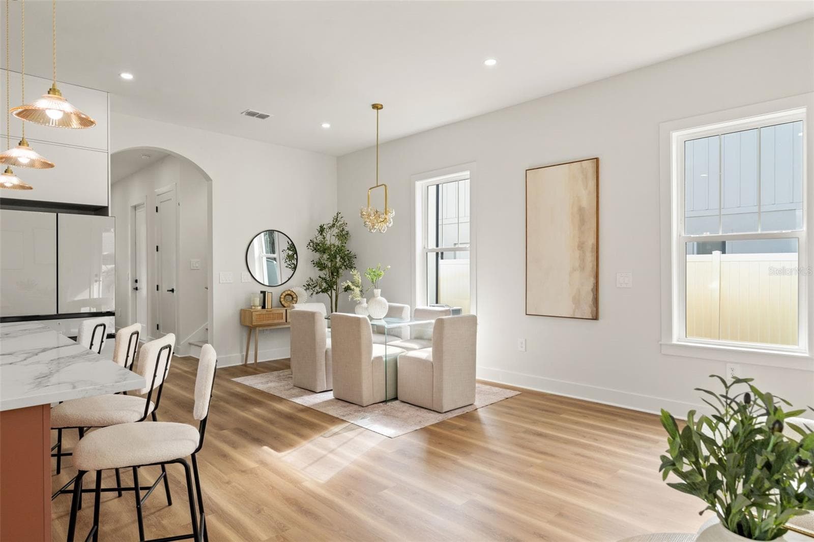 Natural light in kitchen and dining - 10154 HODSON PL, SEMINOLE