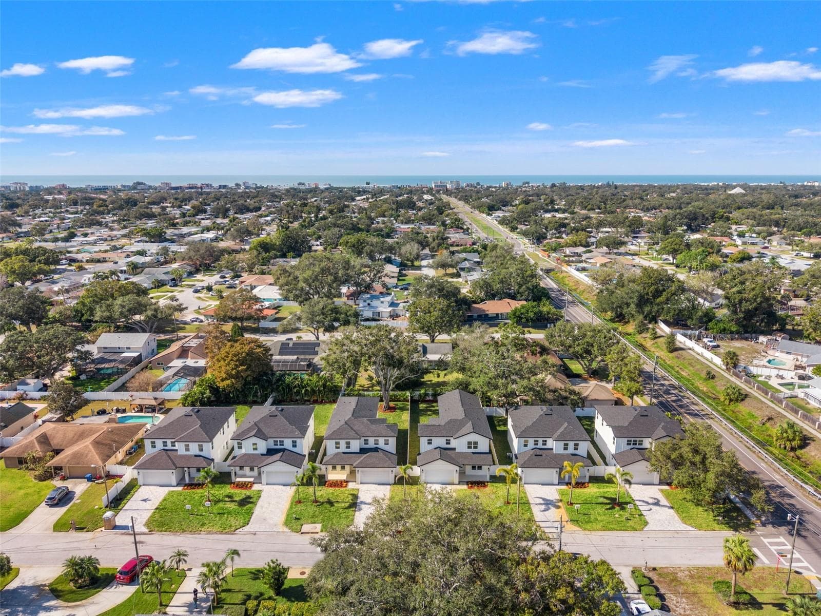 aerial views - 10154 HODSON PL, SEMINOLE